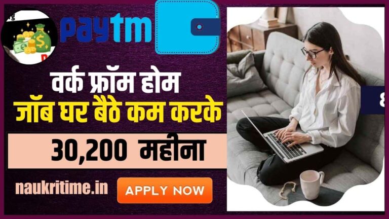 Paytm Work From Home Job 2024
